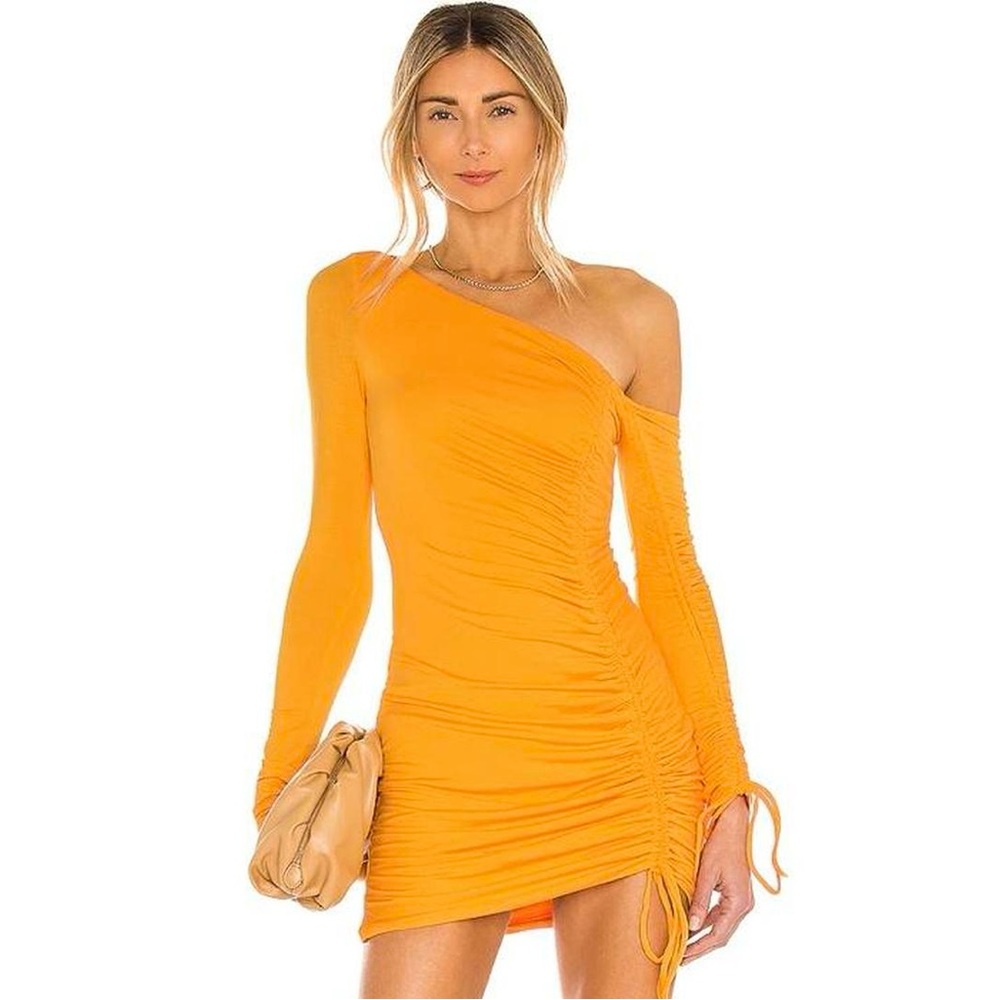 Camila Coelho Lena Mini Dress, Tangerine Orange